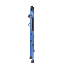 DMI Two-Button Release Folding Walker with Wheels, 2 PER PACK AM-500-1045-0900
