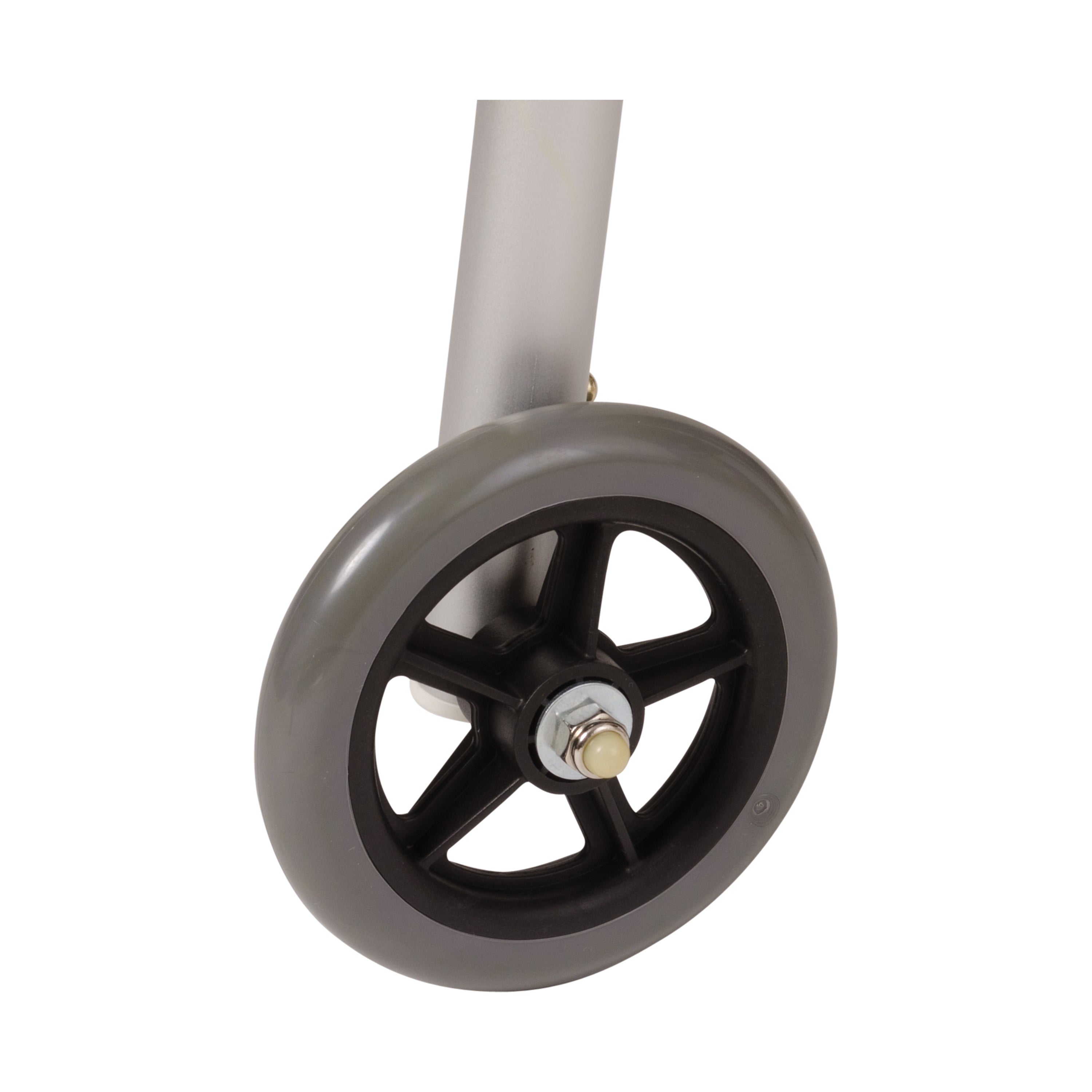 DMI Two-Button Release Folding Walker with Wheels, 2 PER PACK AM-500-1045-0900