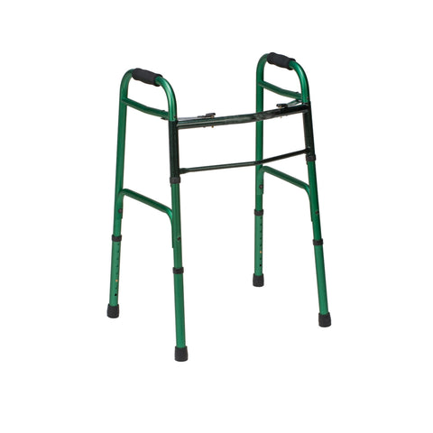 DMI Two-Button Release Folding Walker, 2 PER PACK AM-500-1044-0200