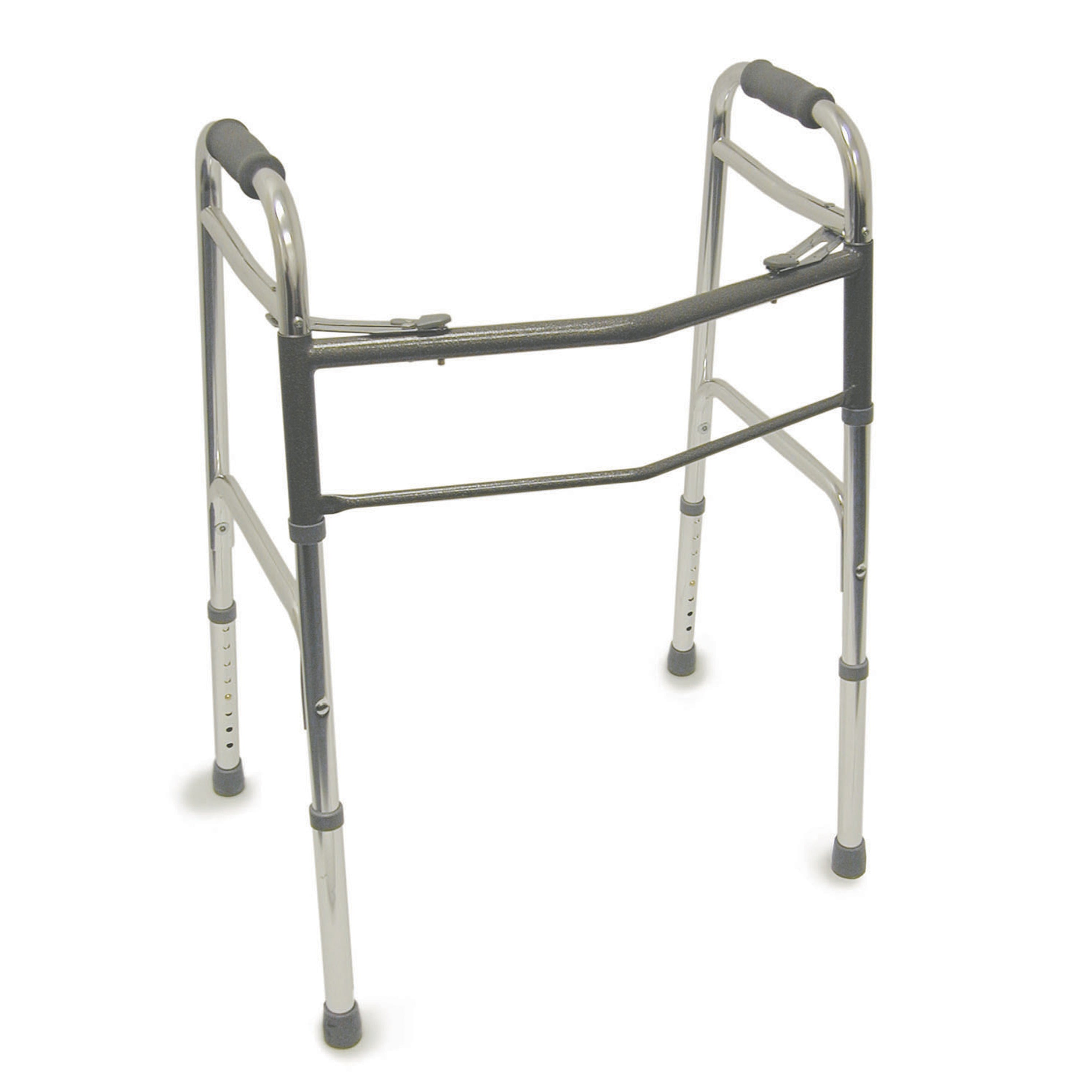 DMI Two-Button Release Folding Walker, 2 PER PACK AM-500-1044-0100
