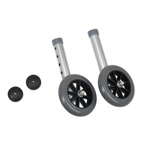 DMI Walker Wheels with Glide Cap Kits AM-510-1005-0145