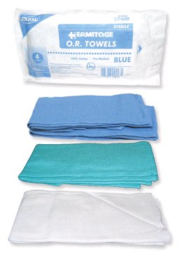 Dukal O.R. Towel Dukal™ 17 W X 26 L Inch Blue NonSterile