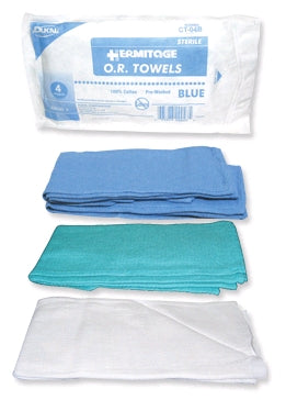 Dukal O.R. Towel Dukal™ 17 W X 26 L Inch Blue Sterile