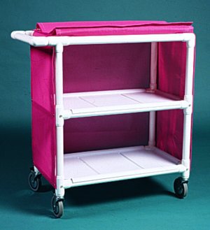 Duralife Linen Cart 2 Shelves 175 lbs. per Shelf Weight Capacity - M-637427-1200 - Each