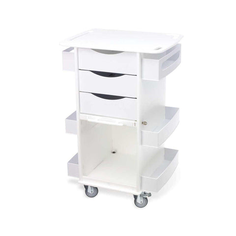 Deluxe Storage Cart Deluxe Cart (no guard rails) • 23"W x 19.375"D x 35"H ,1 Each - Axiom Medical Supplies