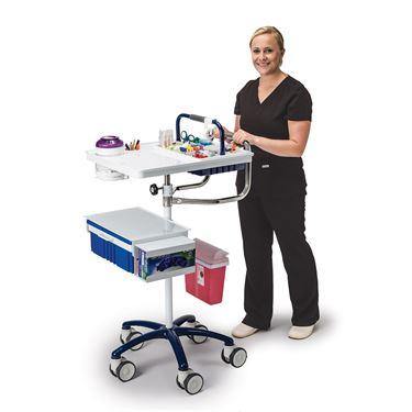 Deluxe Titan Draw Cart Deluxe • 30"W x 24"L x 47.5"H ,1 Each - Axiom Medical Supplies
