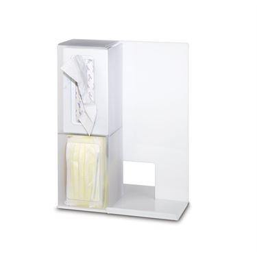 MarketLab Desktop Health and Hygiene Centers Desktop Hygiene Station • 12.25"W x 5.562"D x 17.187"H ,1 Each - Axiom Medical Supplies