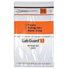 Destroyable BioHazard Symbol Triple-Wall TearZone Specimen Bags Specimen Bag ,1000 / pk - Axiom Medical Supplies