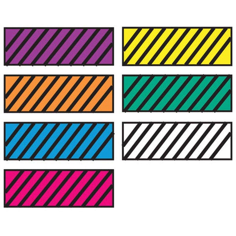 Diagonal Stripes Sheet of Instrument Tape Diagonal Black Stripe ,1 / sheet - Axiom Medical Supplies