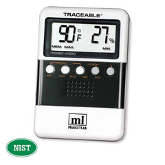 Digital Humidity-Temperature Meters Humidity/Temperature with Mix/Max Memory ,1 Each - Axiom Medical Supplies