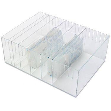MarketLab Divisible Drawer Organizer Organizer and 6 Dividers • 22"L x 16.25"W x 8.375"H ,1 Each - Axiom Medical Supplies