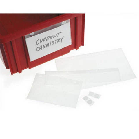 Divider Box Label Holders Large Label Holders• 8"W x 5"H ,6 / pk - Axiom Medical Supplies