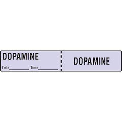 Dopamine IV Tubing Medication Label Dopamine ,500 / roll - Axiom Medical Supplies