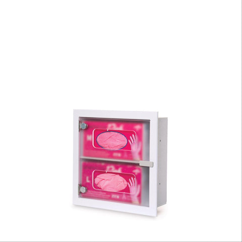 MarketLab Double Recessed Glove Box Dispenser Double • 11.5"W x 4.5"D x 11.25"H ,1 Each - Axiom Medical Supplies