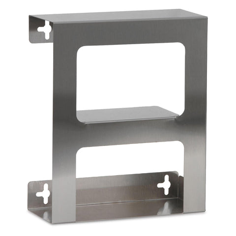 MarketLab Double Stainless Glove Box Dispenser Double • 10.56"W x 3.82"D x 10.04"H ,1 Each - Axiom Medical Supplies