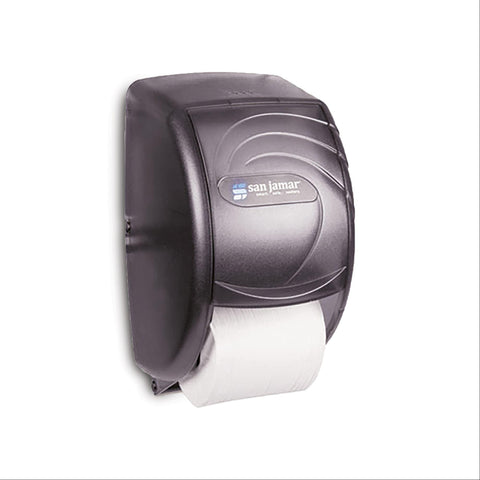Double Standard Toilet Paper Dispenser Duett Standard Toilet Tissue Disp, Transparent Black ,1 Each - Axiom Medical Supplies