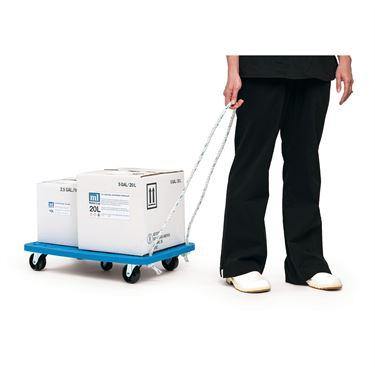 Double Cubitainer Cart with Pull Rope 15.75"W x 23.5"L x 4.625"H ,1 Each - Axiom Medical Supplies