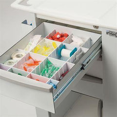 Drawer Dividers for Insight Phlebotomy Carts Drawer Divider Set • 3 Short, 3 Long ,1 Each - Axiom Medical Supplies