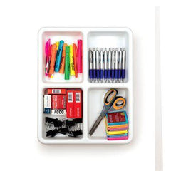 Drawer Organizer 4 Compartments • 14"W x 17.75"L x 2.75"H ,1 Each - Axiom Medical Supplies