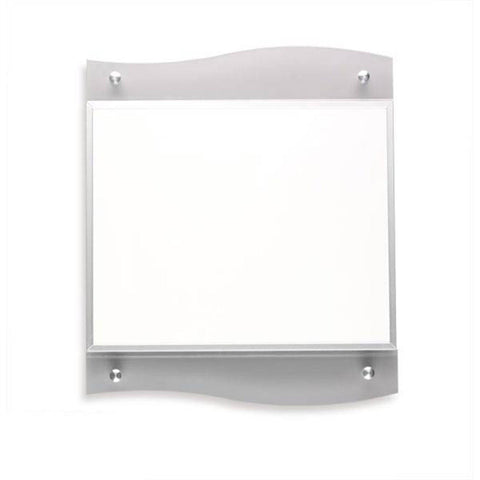 Dry-Erase Board with Frame Magnetic White Board with Frost Frame • Overall: 19"L x 16"W • White board area: 13"L x 16"W ,1 Each - Axiom Medical Supplies