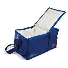 MarketLab Dual Chamber Specimen Transport Tote Dual Chamber Transport Bag with Dry Ice Liners • 16"W x 9"D x 9"H • Blue ,1 Each - Axiom Medical Supplies