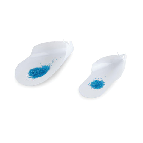 Dual Purpose Scoop/Weigh Boat Small • 2.5"W x 5"L x 0.02"H ,100 per Paxk - Axiom Medical Supplies