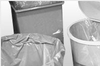 Elkay Plastics Trash Bag 20 to 30 gal. White LDPE 25 Mic. 30 X 36 Inch Flat Pack - M-743098-3429 - Case of 200