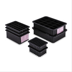 ESD Dividable Storage Boxes 17.4"W x 22.4"L x 5"H ,1 Each - Axiom Medical Supplies
