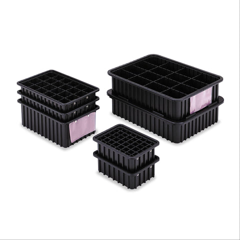 ESD Dividable Storage Boxes 8.3"W x 10.8"L x 5.0"H ,1 Each - Axiom Medical Supplies