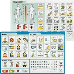 EZ Communication Boards English ,1 Each - Axiom Medical Supplies