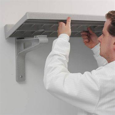 Easy-Clean Polypropylene Solid Shelves 36"W x 14"D ,1 Each - Axiom Medical Supplies