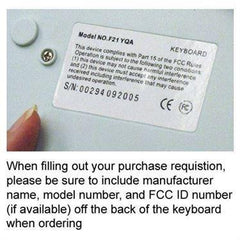 Biohazard Electronics Covers Keyboard Cover • Latex Free ,1 Each - Axiom Medical Supplies