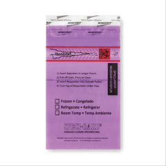 Enhanced Speci-Gard Translucent STAT Bag Biohazard Bag • 6"W x 10"H • Translucent Purple STAT ,200 / pk - Axiom Medical Supplies