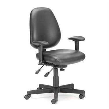 ErgoTask Chair with Adjustable Arms Chair with Adjustable Arms • 25.5"W x 18.5"D x 44"H ,1 Each - Axiom Medical Supplies