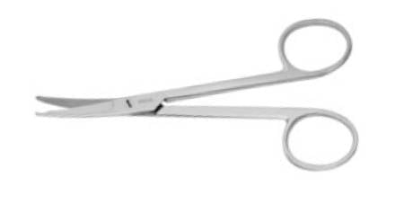 Teleflex Medical Stitch Scissors Spencer 3-1/2 Inch Length Stainless Steel Finger Ring Handle Straight Blunt Tip / Blunt Tip - M-655262-2192 - Each