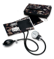 Prestige Medical Aneroid Sphygmomanometer with Cuff 2-Tube Pocket Size Hand Held Adult Large Cuff