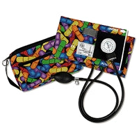Prestige Medical Aneroid Sphygmomanometer with Cuff Prestige Medical 2-Tube Pocket Size Hand Held Adult Large Cuff