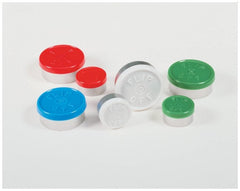 PANTek Technologies LLC Flip-Off Button-Top 13 mm Thread, Blue, Autoclavable - M-1052586-3378 - Case of 1000
