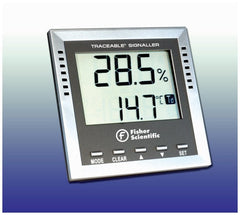 PANTek Technologies LLC Dew Point / Wet Bulb / Humidity / Thermometer with Alarm Traceable® Fahrenheit / Celsius -40° to +158°F (-40° to +70°C) Without External Probe Desk / Wall Mount Battery Operated - M-678470-2280 - Each