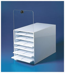PANTek Technologies LLC Slide Tray White, Tray Holds 20 Slides For 445830000 Microscope Slide Tray Cabinet - M-997656-2578 - Pack of 6