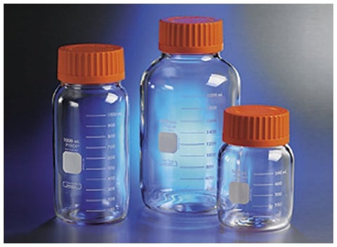 PANTek Technologies LLC Media Storage Bottle PYREX® Round / Wide Mouth Polypropylene 2 Liter (64 oz.) - M-1057109-3704 - Case of 10