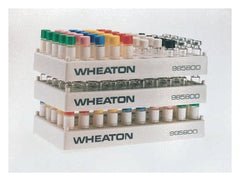 PANTek Technologies LLC Vial Rack Wheaton Cryule™ 50 Place 1 to 2 mL Tube Size 7/8 X 4 X 7-2/5 Inch - M-1120072-776 - Pack of 5