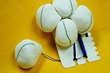 First Aid Surgical Tonsil Sponge Fabco® X-Ray Detectable Cotton / Gauze 5/8 Inch Diameter 5 Count Pouch Sterile