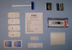 Florida Medical Sales Holter Kit Packaging and Labor, Patient Diary, 7 Lead-Lok Electrode, All Purpose Scrub Pad, 2 Alcohol Prep Pad, AA Alkaline Battery All Holter Machines