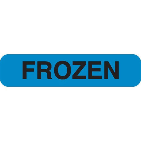 FROZEN Phlebotomy/Specimen Receiving Labels "Keep Frozen" • White • 3"W x 4"H ,500 Per Pack - Axiom Medical Supplies