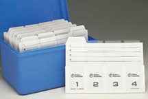Fisher Scientific Slide Holder Fisherbrand® Index Tab, 4 Slide Capacity, 12/Pack For File Box