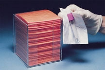 Fisher Scientific Biohazard Liner BloodBloc™ Heavy Absorbency White / Orange NonSterile Cellulose / Polyethylene 11 X 16 Inch Disposable - M-245387-2874 - Case of 200