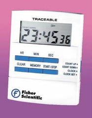 Fisher Scientific Electronic Alarm Timer Count Down, Free Stand Traceable® 24 Hours LED Display