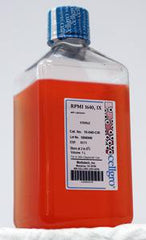 Fisher Scientific Culture Media Cellgro® Roswell Park Memorial Institute (RPMI) 1640 (Mod.) 1X with L-Glutamine Liquid