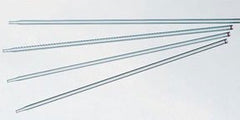 Fisher Scientific Fisherbrand™ Capillary Blood Collection Tube Caraway Technique Plain 2.6 X 75 mm 350 µL Blue Stripe Without Closure Glass Tube